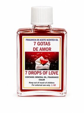 7 Drops of Love Scented Oil - Red